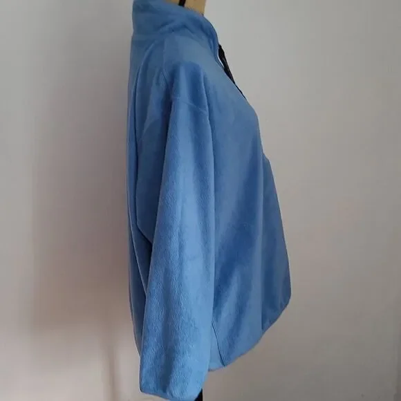 Vintage 90s Y2K Kidcore Looney Tunes Blue Tweety Bird Pullover Fleece - Picture 7 of 14